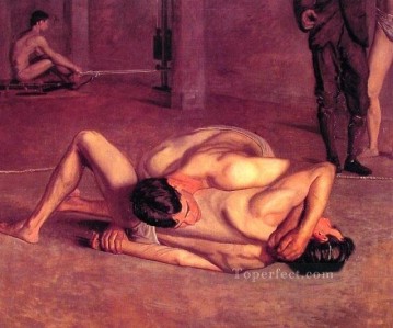  Lucha Arte - Los luchadores realismo Thomas Eakins